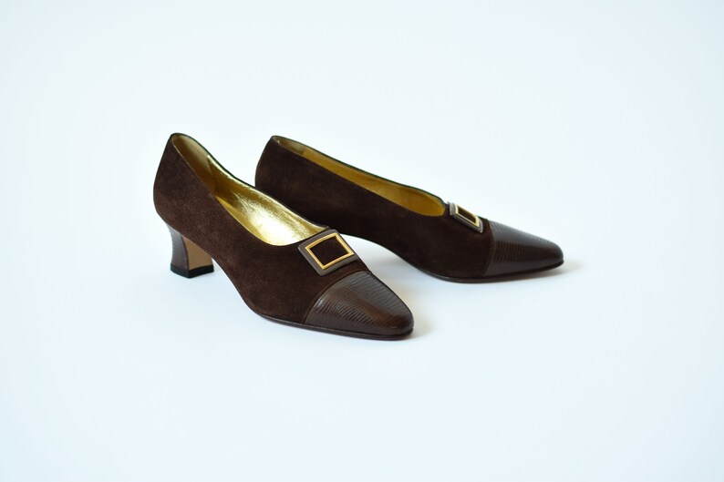 tan leather pumps uk