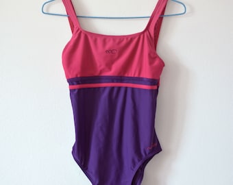Vintage one piece purple swimsuit, small size