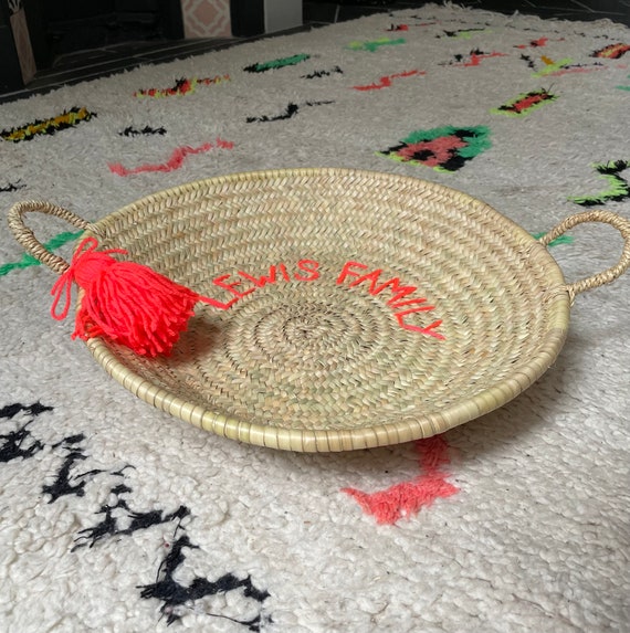 Personalised basket storage bowl