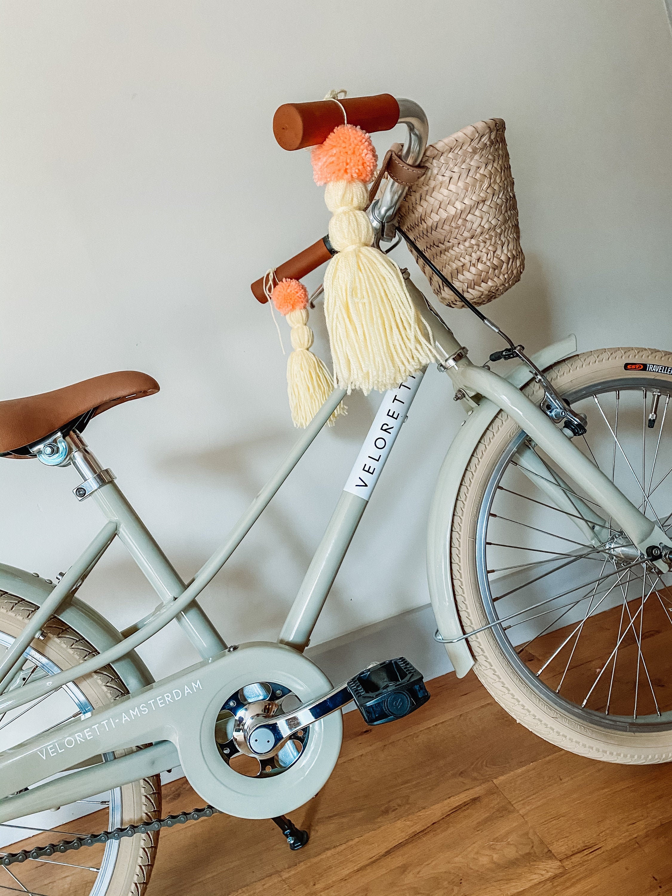 Handlebar Tassels With Poms for Bikes Scooters | Etsy