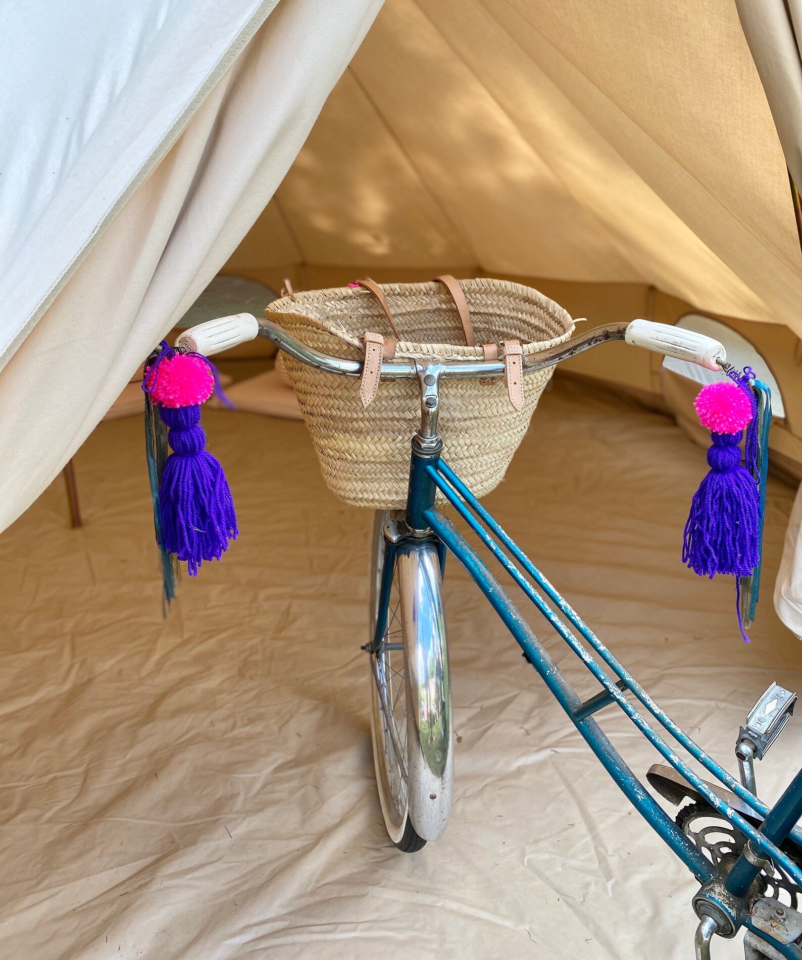 Handlebar Tassels With Pom Poms for Bicycles Bikes Scooters Etsy UK