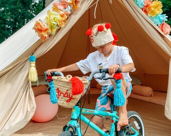 ein korb wo man kinder reinsetzen kann beim fahrrad