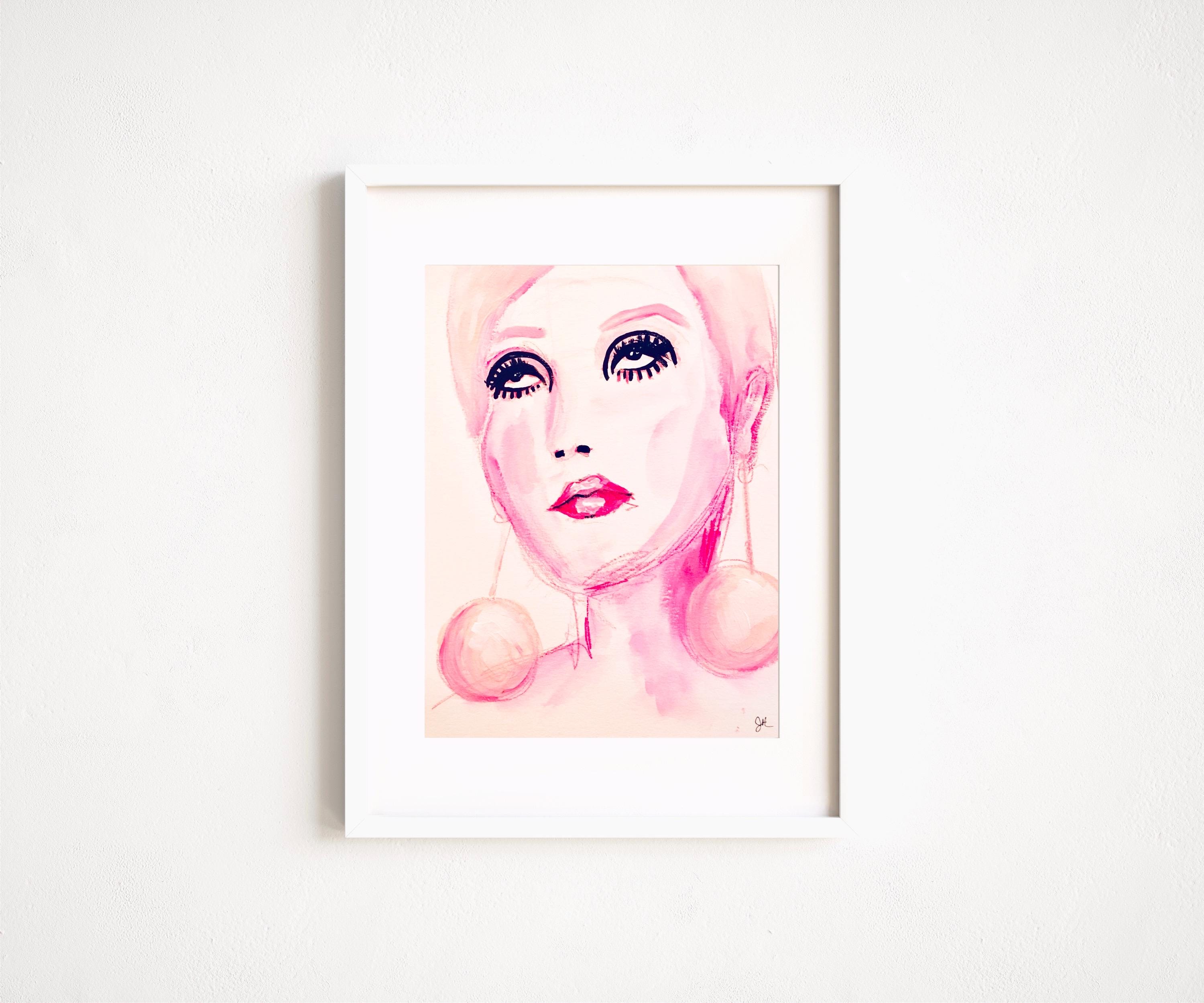 Twiggy painting - Etsy 日本