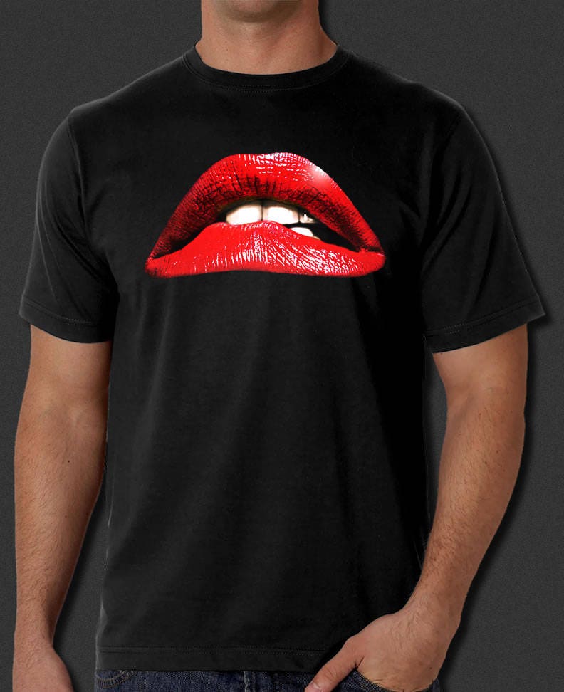 The Rocky Horror Picture Show Lips Cult Movie New Black | Etsy