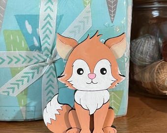 DIY Woodland Friends Craft Kit/Paint Laser cut Wood