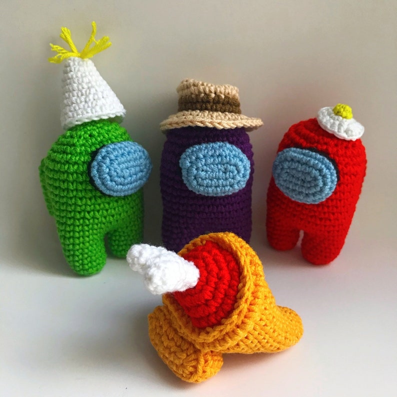 Among Us PDF CROCHET PATTERN Instant Download Amigurumi Etsy