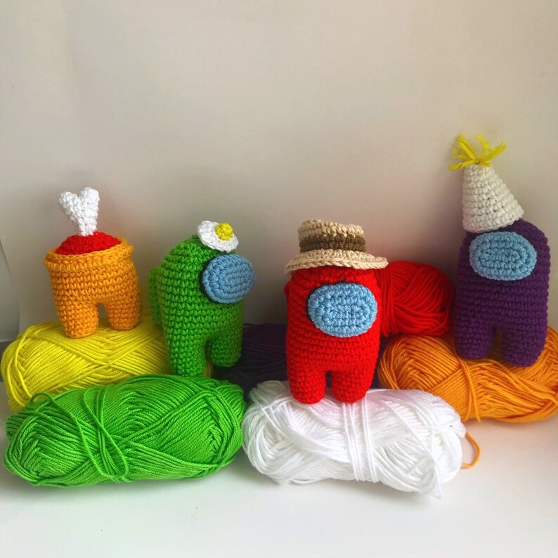 Among Us PDF CROCHET PATTERN Instant Download Amigurumi Etsy