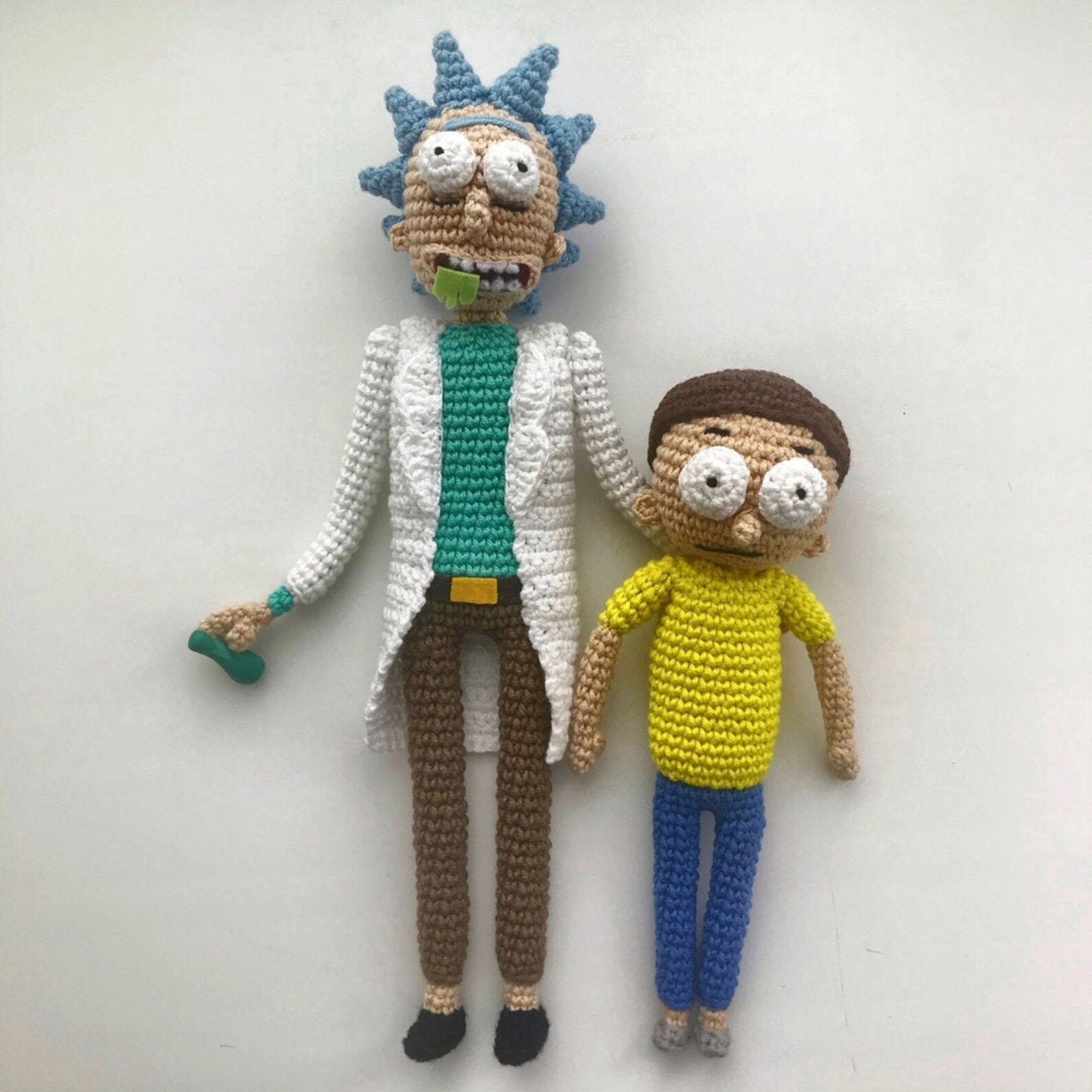 Rick and Morty PDF CROCHET PATTERN Instant Download Etsy