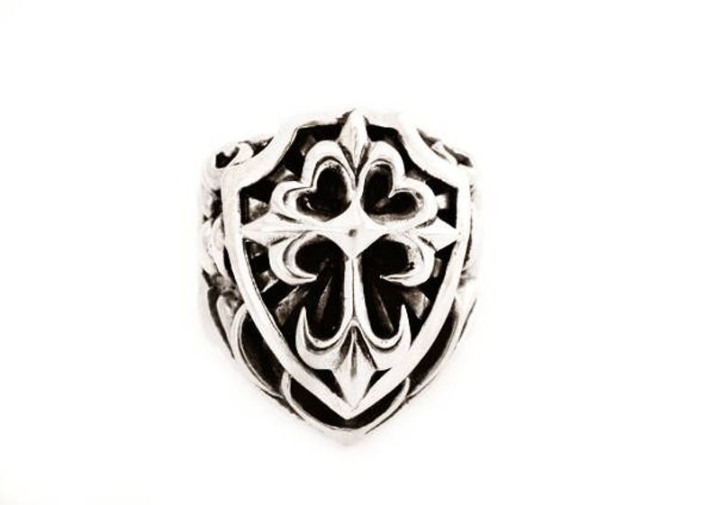 Medieval silver ring