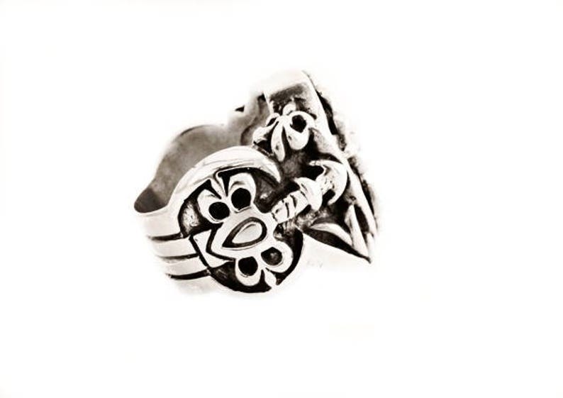 Medieval silver ring