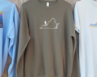 Virginia Hiker Crewneck Sweatshirt