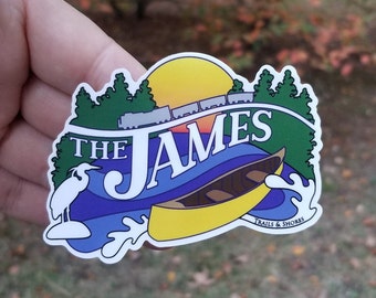 James River Sticker