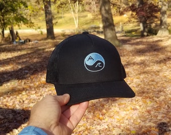 Yin Yang Hat (light blue logo)