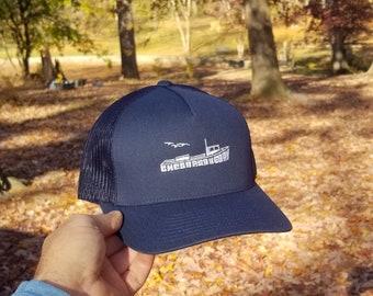 Chesapeake Bay Letters Deadrise Trucker Hat