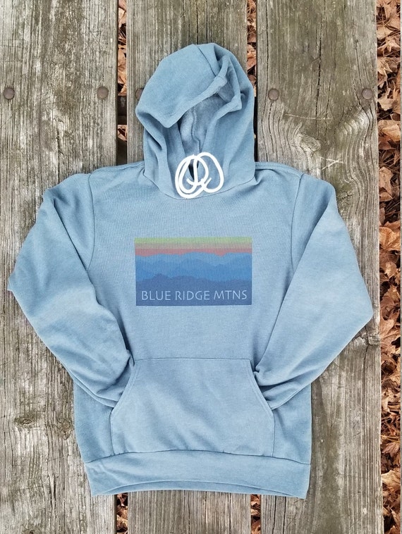 Blue Ridge Mountains Hoodie Etsy