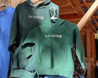 COMBO Play Outside and Get Outside Hoodies