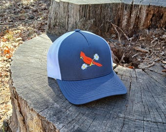 Virginia Cardinal Hat (navy/white)