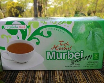 2 Boxes or 40 TeaBags Morus Alba L MULBERRY Pure Herbal Halal Tea