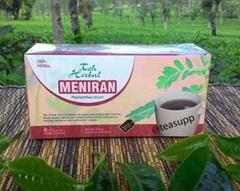 2 Boxes or 40 TeaBags Phyllanthus Urinaria Pure Herbal Halal Tea