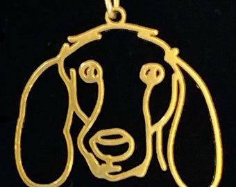 Dachshund Necklace- Doxie Charm - Valentine Gift for Dachshund Lover - Sausage Dog Gift