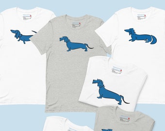 Dackel T-Shirt - Langhaar-Dackel-T-Shirt - Drahthaar-Dackel-T-Shirt - Glattes Dackel-T-Shirt
