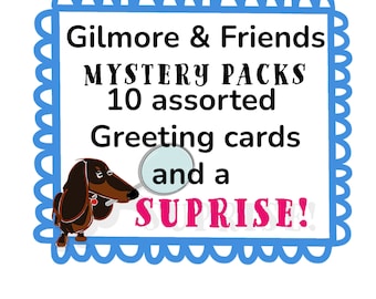 VENTE - Achetez 10 cartes et économisez - Lot mystère pour amoureux des chiens - VENTE de cartes de voeux - 10 cartes assorties pour amoureux des chiens