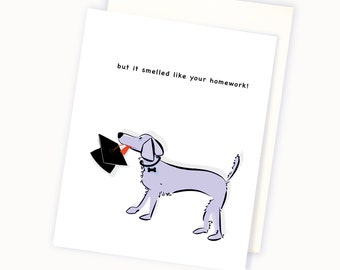 Congratulations Card - Dog  Graduation Card - Dog Lover's Graduation Card