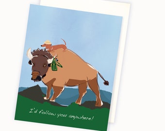 Dachshund Card - Doxie Card - Gift for Dog Lover - Catalina Island Card - Travel Card - Best Friends Card