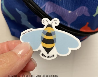 Bee Kind Sticker - Bumble Bee Sticker - Bee Sticker - Be Kind - Sticker for Nature lover