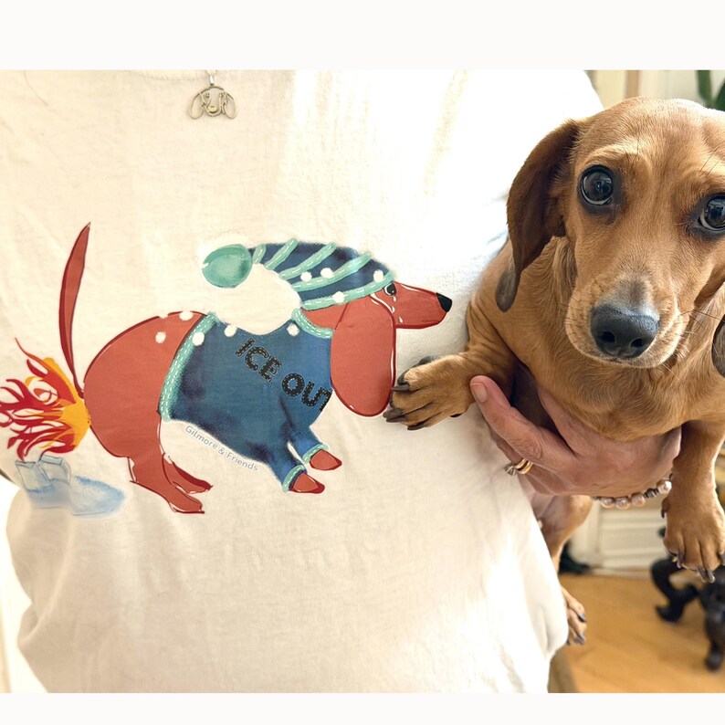 Political Dog Lover Tee - ICE OUT T-Shirt - No Kings T-Shirt - IMPEACH Trump T-Shirt - Unisex T-Shirt image 4