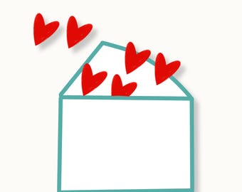 Mailed Greeting Card – Personalized Message, Worldwide