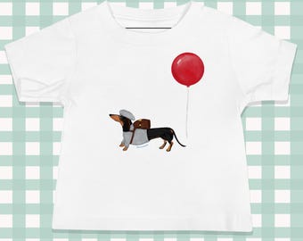 Dackel Baumwolle Jersey T-Shirt - Dackel Baby Shirt - Dackel Hundeliebhaber Tee