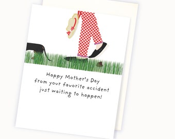 Funny Mother's Day Card - Cute Mother's Day Card from the Dog - Mother's Day Card for Dog Mom