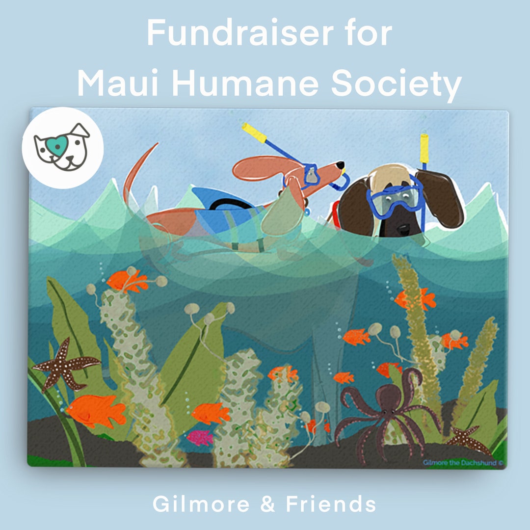 Snorkel Dogs Wall Art Great Dane Print Dog Print Kids Etsy