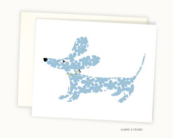 Welcome Baby - New Puppy Card - Cute Dog Card - New Baby Card