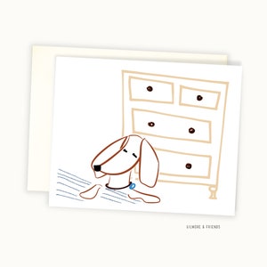 Doxie Card Dachshund Card Wiener Dog Card