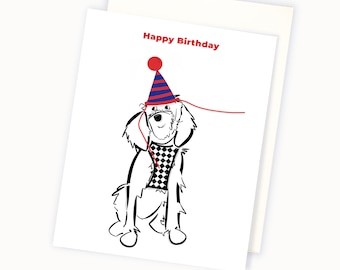 Dog Birthday Card - Funny Birthday - Doodle Birthday Card -Labradoodle Card - Golden Doodle Birthday Card