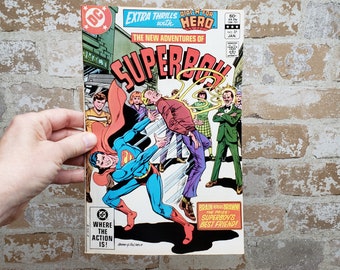 SuperHeros Comic, 1982 Comic, SuperBoy, Collectible Book, DC Comics, Adventure Comic, Boys Book, Superboy Adventures