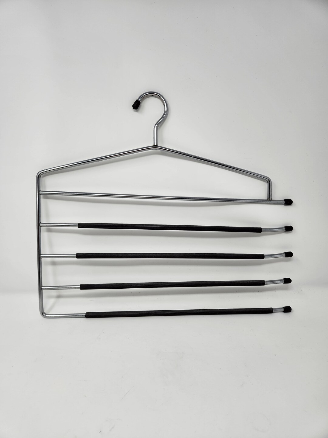 Vintage 5 Tier Metal Pants Hanger, Multiple Pants on Hanger, Space
