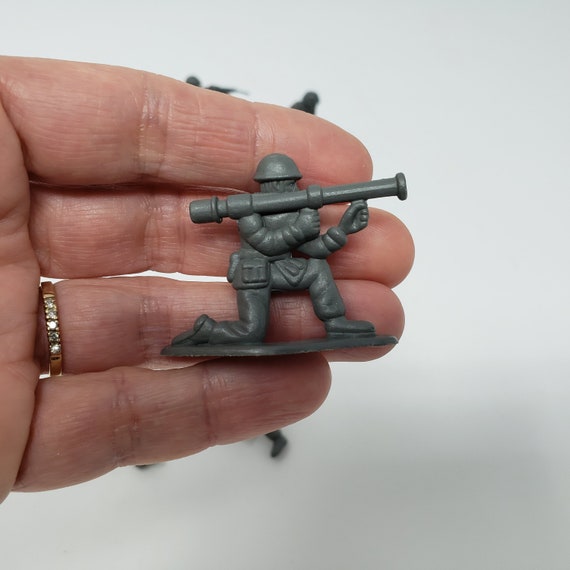 Juguete de soldados de guerra en miniatura, figuras de soldados de