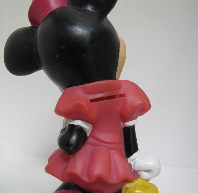 Mini Mouse Rubber Piggy Bank Vintage Mini Mouse Nostalgia ...