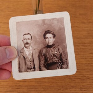 Vintage Couple Photography, CDV Old Couple, Well Dress Couple Photography, P.H. Gingras Photographer, Couple Photo Portrait