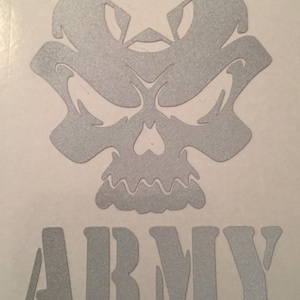 American Skull -&gt; HIGHLY REFLECTIVE &lt;- Durable Fire Helmet Sticker - Decal (window, tumbler, RTIC, Yeti)