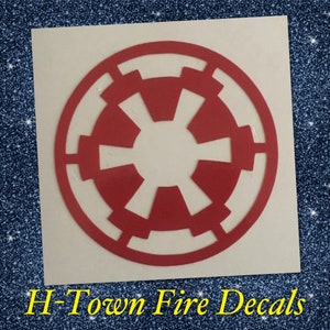 Galactic Circle -&gt; HIGHLY REFLECTIVE &lt;- Durable Fire Helmet Sticker - Decal (window, tumbler, RTIC, Yeti)