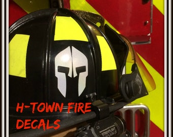 Helmet Logo -> HIGHLY REFLECTIVE <- Durable Fire Helmet Sticker - Decal (window, tumbler, RTIC, Yeti) #100