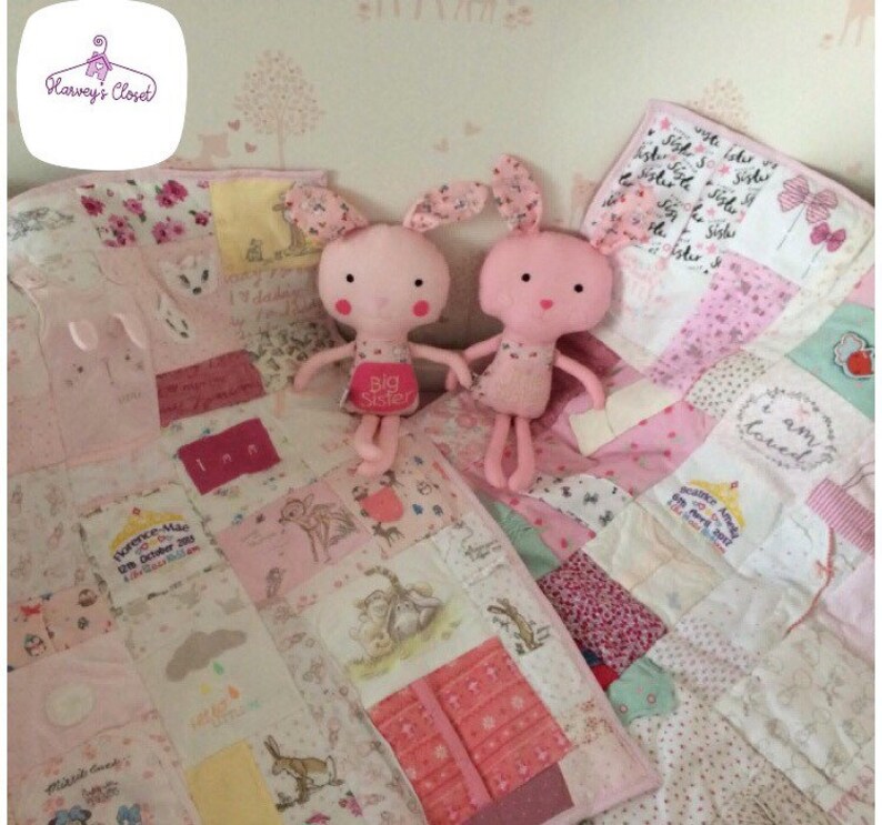 Baby Clothes Keepsake Blanket - Etsy
