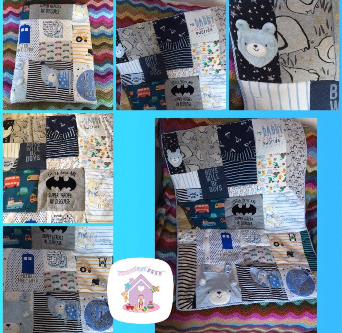 Baby Clothes Keepsake Blanket - Etsy