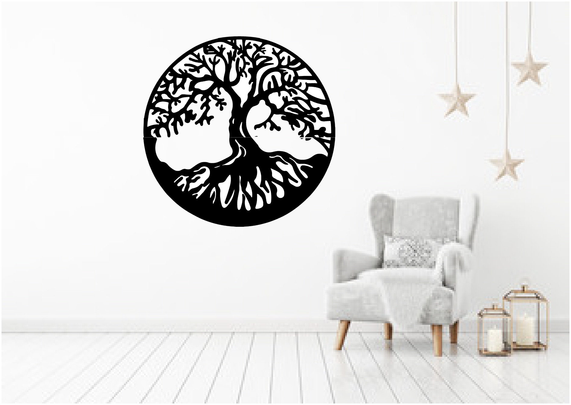 Tree of life circle of life SVG file EPS format ready to cut | Etsy