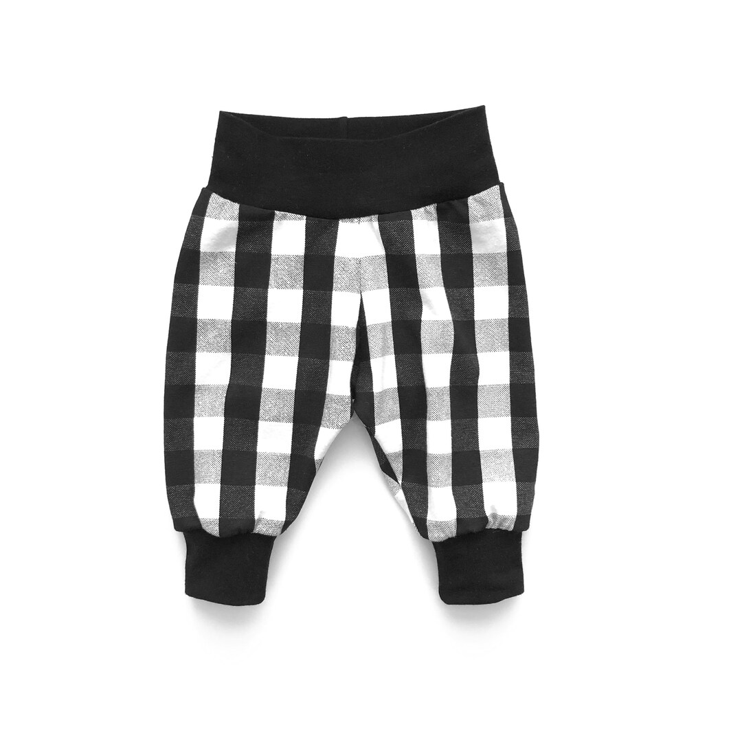 Baby Leggings, Toddler Leggings, Baby Joggers, Buffalo Plaid, Baby Boy