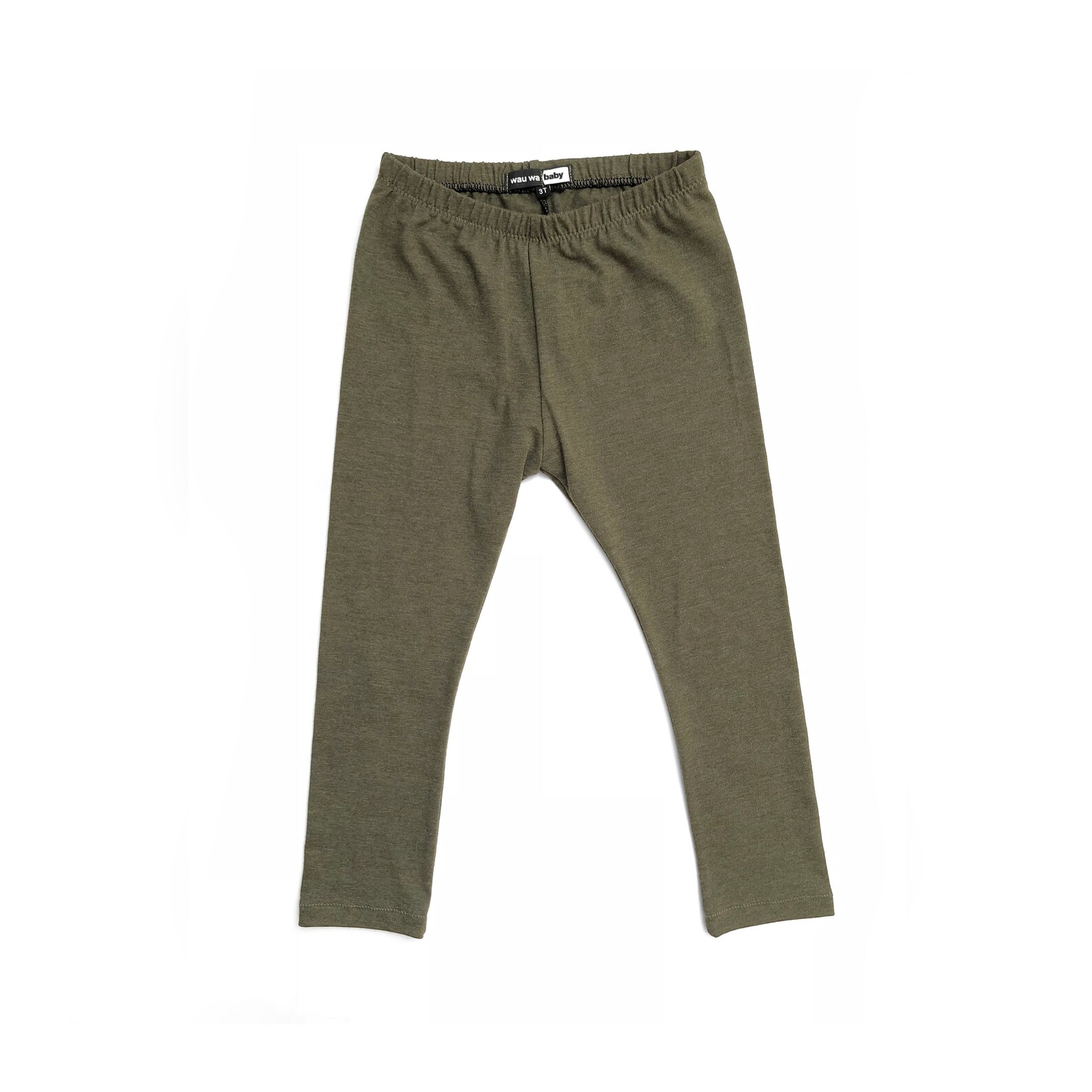olive green leggings for kids